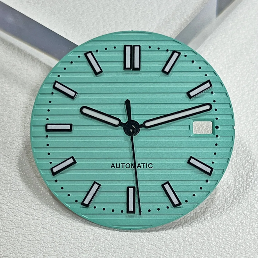 Quadrante Nautilus da 31 mm quadrante NH35 quadrante verde quadrante luminoso adatto per accessori movimento NH35/NH36 quadranti orologi