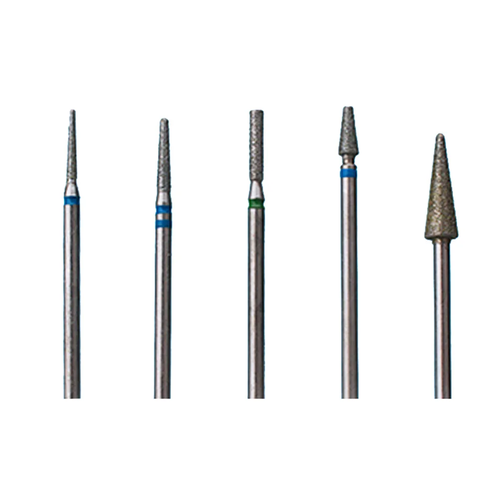 1개 다이아몬드 네일 드릴 비트 밀링 커터 전동 매니큐어 폴리싱 큐티클 제거 로터리 액세서리 매니큐어 도구