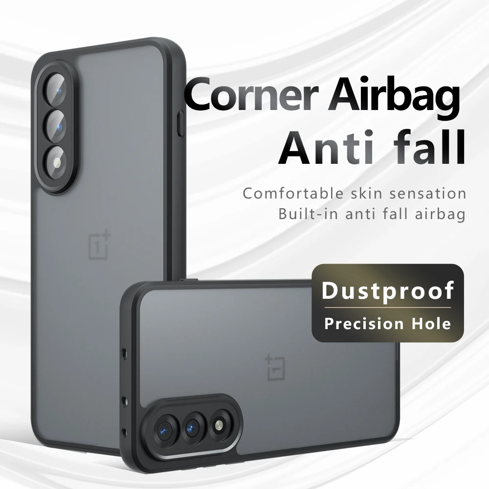 Airbag Super Protection Soft TPU+PC Clear Matte Back Cover For OnePlus Nord 5 Nord5 5G Phone Case