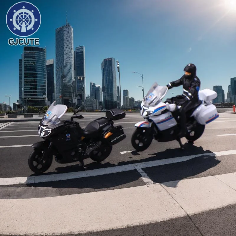

1/64 Miniature Alloy Motorcycle Model Public Security Special Police Furniture For Display Kid Birthday Gift