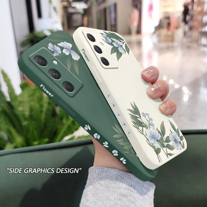 Encounter Flowers Phone Case For Samsung Galaxy A56 A36 A26 A16 A06 A17 A07 A55 A35 A25 A15 A05 A54 A34 A24 A14 A04 4G 5G Cover