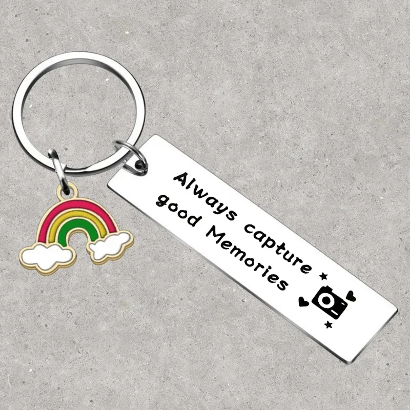 Hot Photography Jewelry Photographer Keychain Always Capture Good Memories Gifts Key Rings Photographer Lover Gift