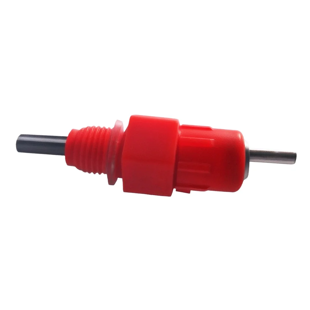 25Pcs Red Plastic Steel Ball Chicken Nipple Drinker Automatic Poultry Waterer Valve For Farm Bird Cage Hydration System Accessor