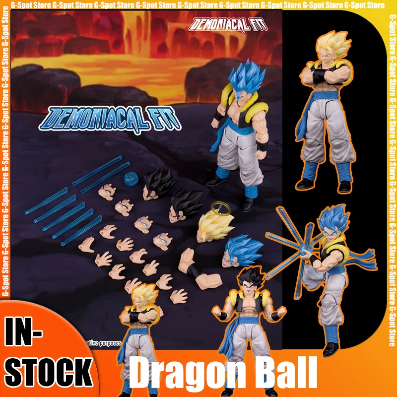 

В наличии Demoniacal Fit Gogeta Figure Dragon Ball Z SHF Hero Waltz Gogeta The Supreme Dance Super Saiyan Trunks Фигурка