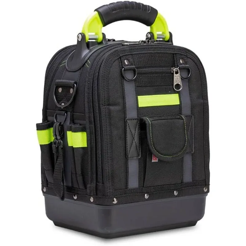 Large Capacity Multifunctional Tool Bag Multiple Zippers Compartments Wear-resistant Durable Storage Organizer