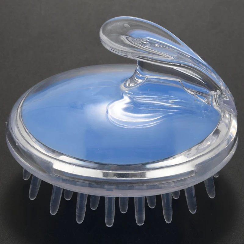 Champú para cabezal de cuero cabelludo, masajeador de masaje de ducha, limpieza, fregado limpio, cepillo para el cabello, peine, color aleatorio, 1 unidad