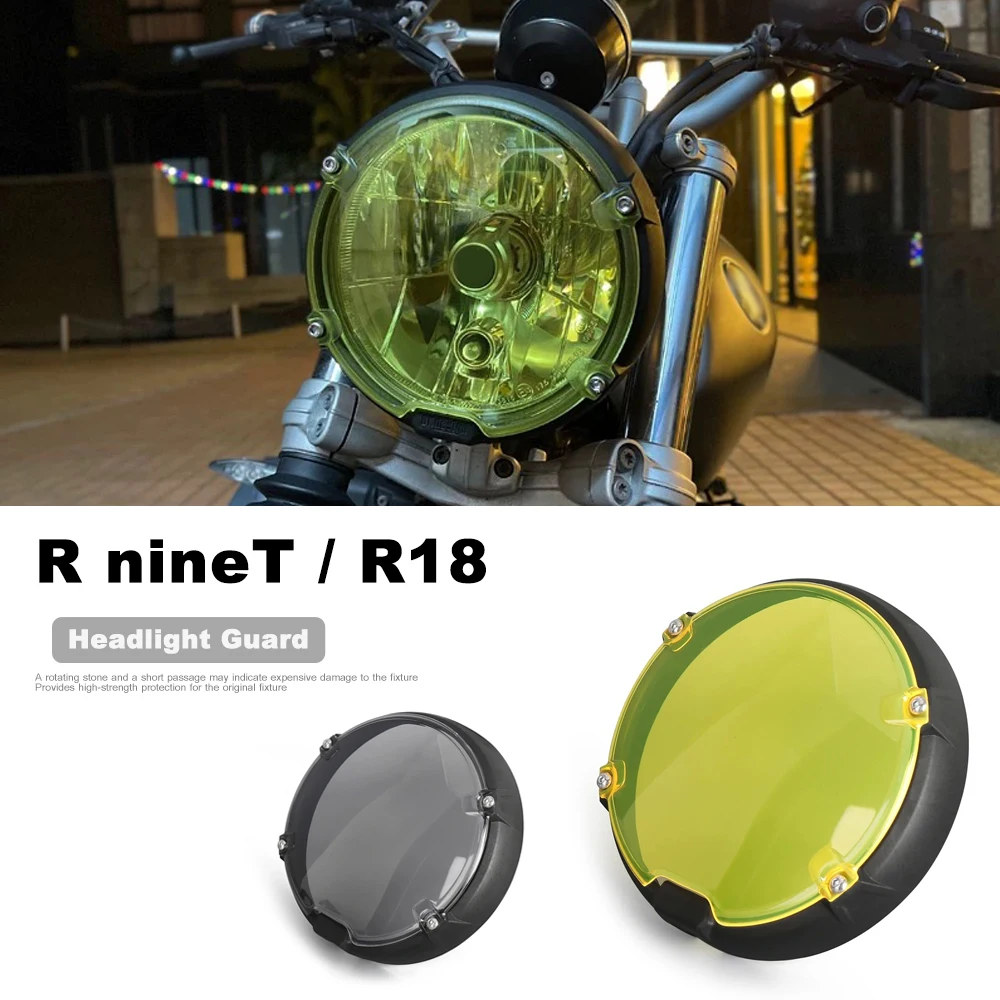 

Headlight Guard R18 Classic R12 nineT For BMW R nineT Urban RNineT Racer Scrambler Headlight Protector Headlight Grille Cover