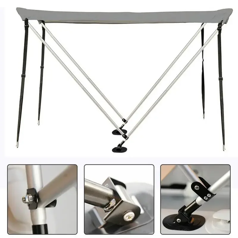 مظلة شمسية بحرية عالمية للقوارب القابلة للنفخ والقوارب المطاطية والقوارب القابلة للطي مقاومة للشمس والمطر والأشعة فوق البنفسجية #5