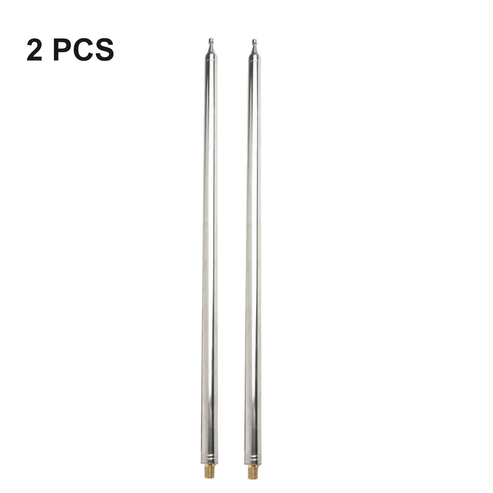 2Pcs 5.6M 201 Stainless Steel Whip Antenna Pull Rod For HF Radio Positive V High Quality Telescopic Antenna Hot Sale