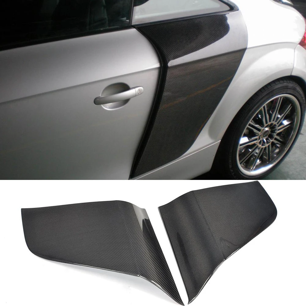 Side Door Fenders Blade Panels Flares for Audi MK2 8J TT TTS TTRS Coupe 2-Door 2008 - 2014 Carbon Fiber / FRP