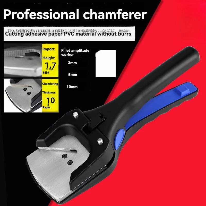 Professional Corner Rounder Cutter Punch for PVC Table Mat & Sticker Card, Manual Multi-Function Corner Clipper Cutting Pliers
