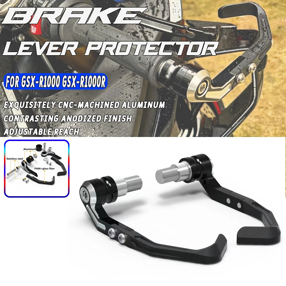 

For Suzuki GSX-R1000 GSX-R1000R 2017-2023 2022 2021 2020 Levers Guard Brake Clutch Handlebar Protector CNC Motorcycle Bow Guard