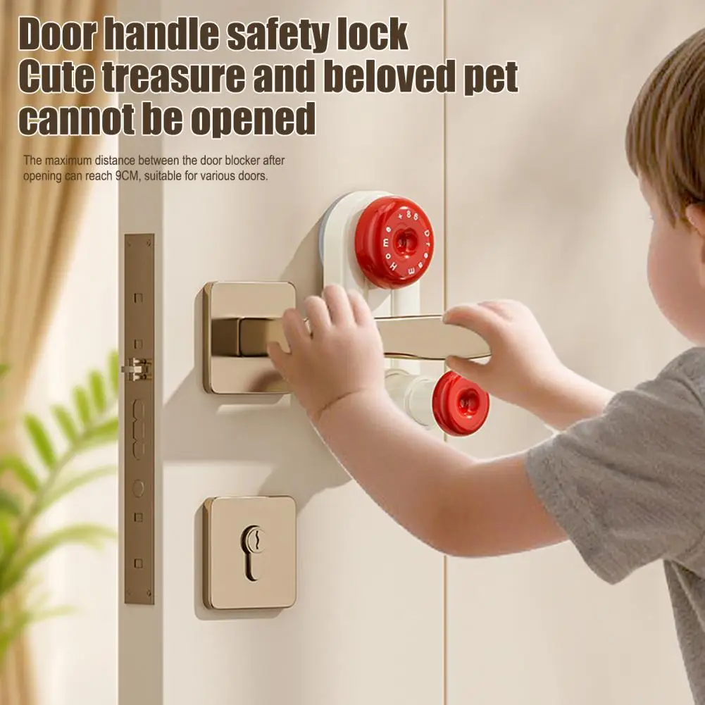 

Child Safety Door Lock Baby Door Stopper Door Stopper for Home Security Baby Proof Stop Adhesive Anti-theft Stopper for Hotel
