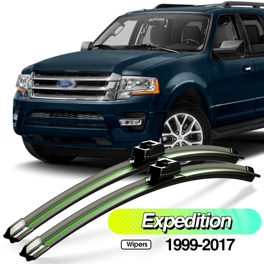 

For Ford Expedition 1999-2017 2pcs Front Windshield Wiper Blades Windscreen Window Accessories 2000 2005 2007 2009 2015 2016