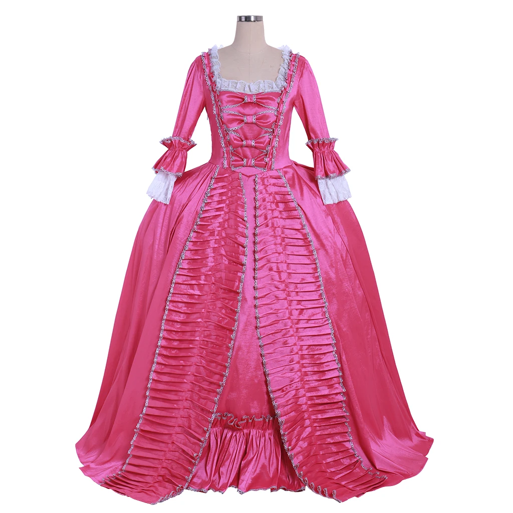 Cosplaydiy 18th Marie Antoinette Cosplay Ball Gown Dress Rococo Colonial Georgian Evening Dress Costume Tea Party Ball Gown