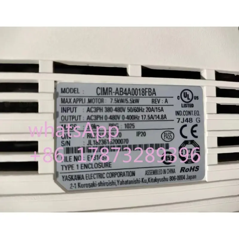 CIMR-AB4A0018FBA CIMR AB4A0018FBA Wechselrichter getestet OK