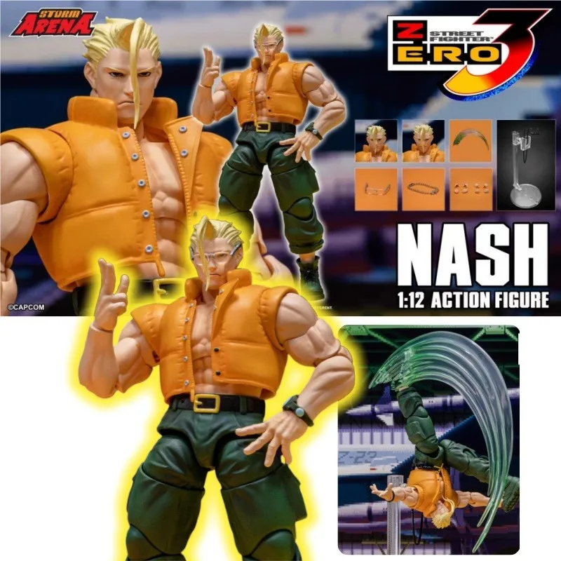 

НЕДОЛГО ДО ПОЯВСЯВШЕГОСЯ ИНТЕРНЕТ-РЕСУРСА! Коллекционная фигурка Storm Toys Street Fighter 3 SFSA05 Нэш 1/12, подарок, игрушка для коллекционирования