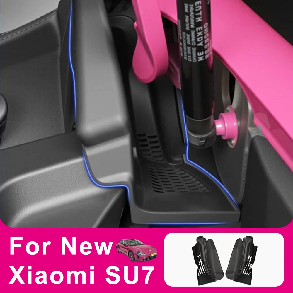 For New Xiaomi SU7 2026 Anti Blocking Covers On Both Sides Of The Front Engine Compartment Automotive Parts TPE Filter Cover