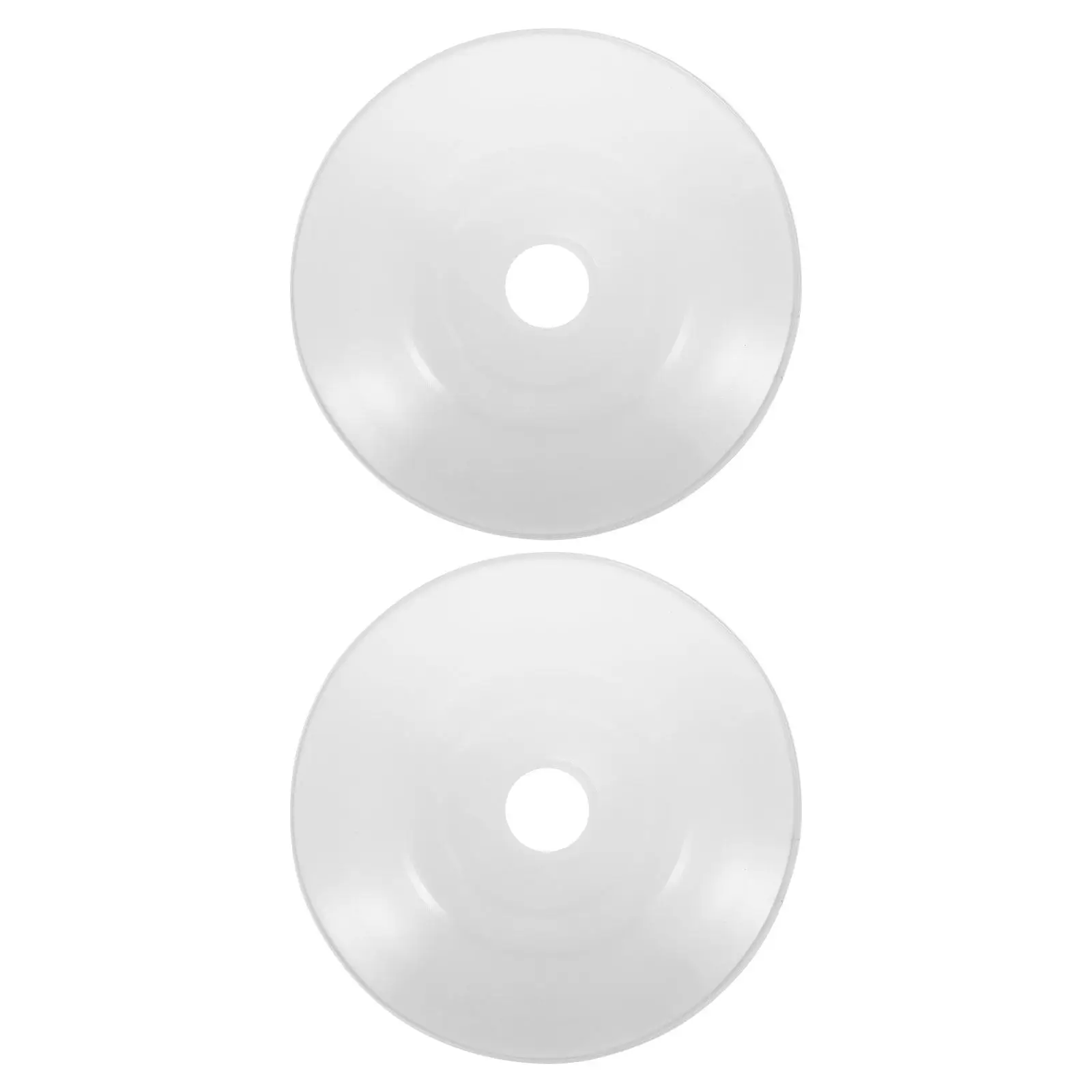 

2Pcs Outdoor Street Light Lamp Shade Stainless Steel Waterproof Replacement Garden Pathway Pole Cover Industrial Pendant Dome