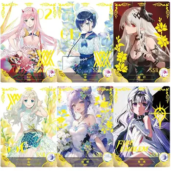 新女神故事卡動漫少女盛宴補充包TCG遊戲卡兒童桌上玩具家庭生日禮物收藏卡 6 最佳銷售 女神卡 - №2