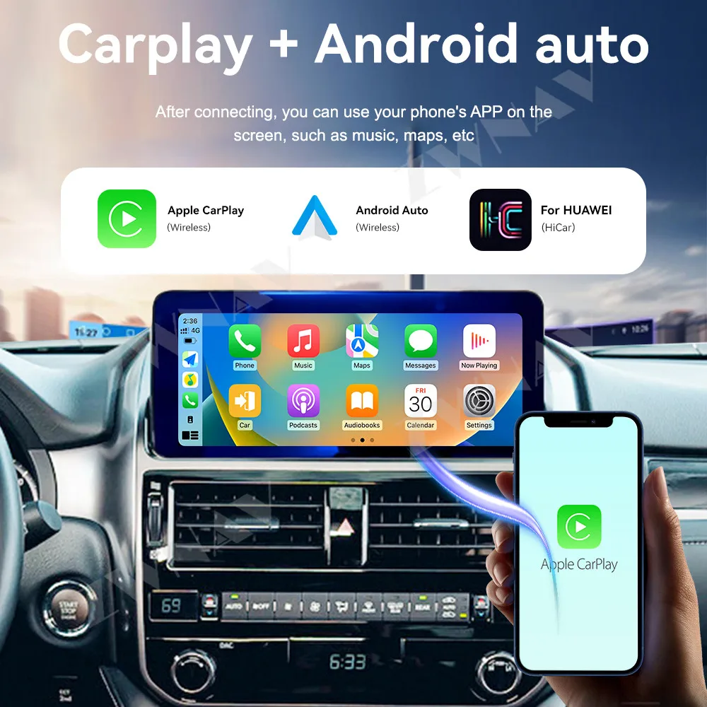

Android 14 Carplay Car Radio 10.25 inch Touch Screen For Lexus GX400 GX460 2010-2019 Car GPS Navigation Car Multimedia Player