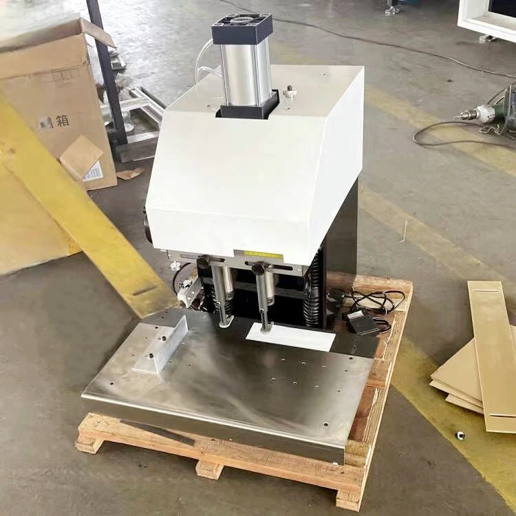 ماكينة حفر الأقمشة القماشية الأوتوماتيكية، ماكينة ثقب الثقب الجلدية للأكياس البلاستيكية