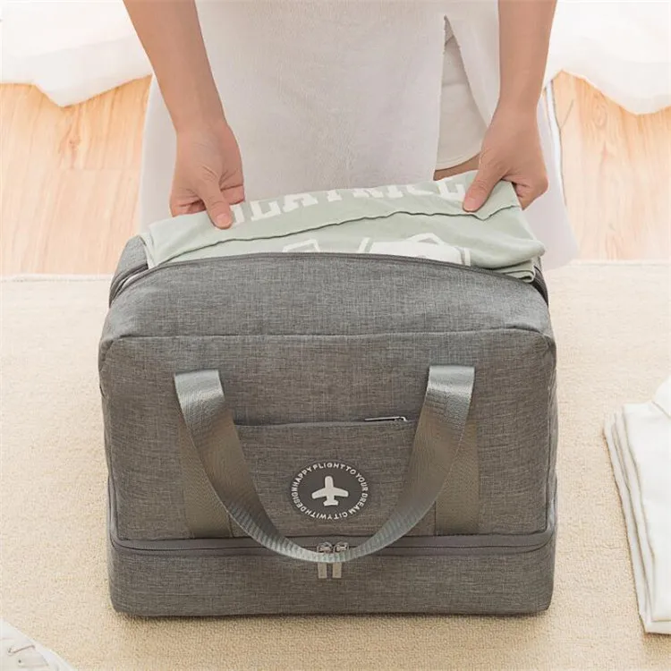 Dry wet separation storage toiletry bag, fitness yukata bag, swimming waterproof shoe bag