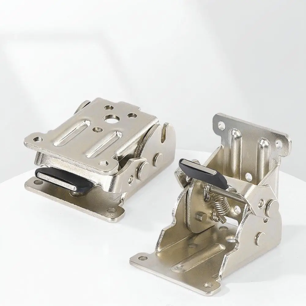 Durable Self Locking Hinge For Amada Furniture Legs 90 180 Degree Extension Connector Cold Rolled Steel Support Metal Hardware
