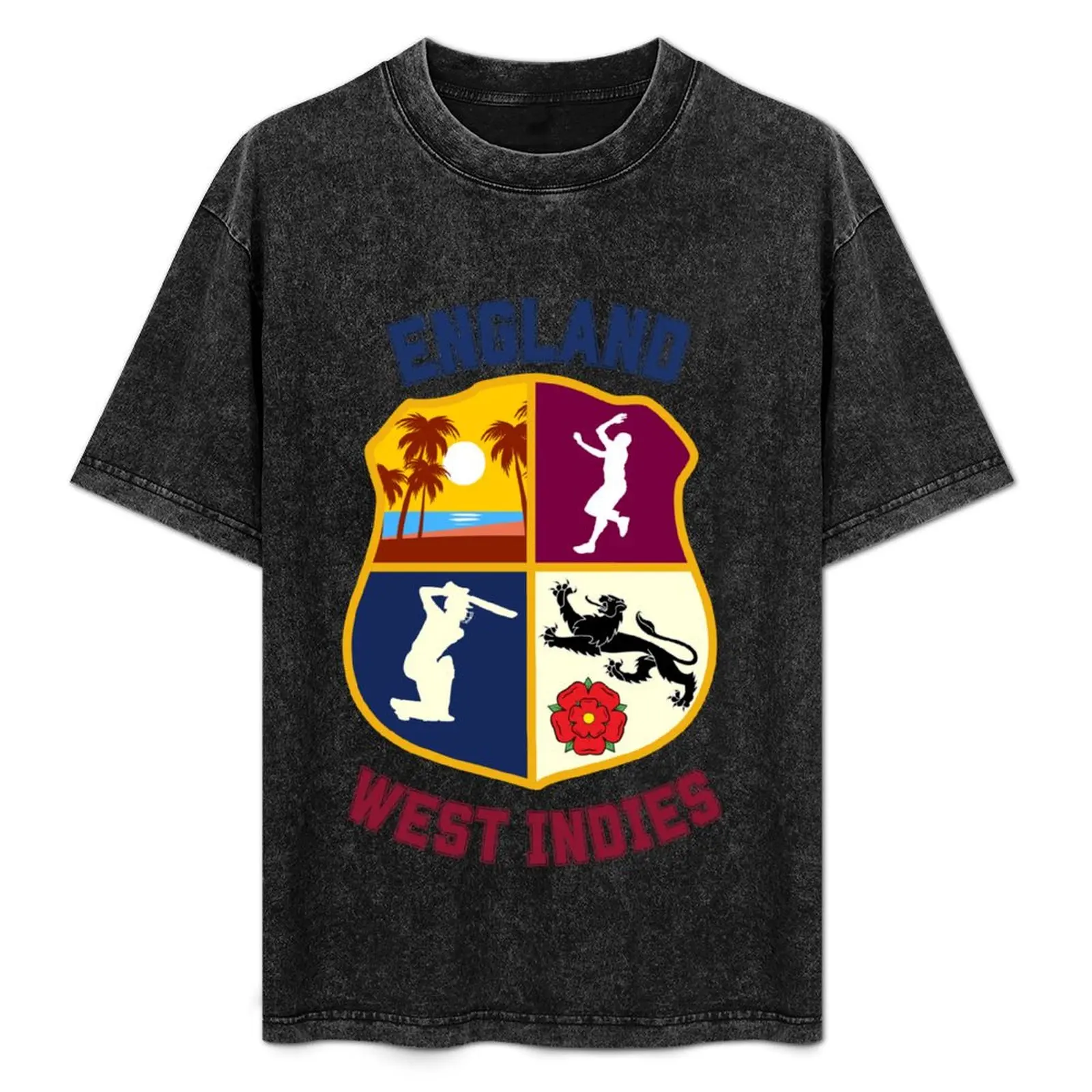 

England Cricket Christmas Tour West Indies 2023 T-Shirt Large Size Basic Casual T-Shirt