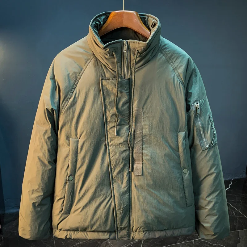 

Winter down jacket trend casual men's warm and cold resistant men's clothing 2025 new thick duck down cold resistant clothing