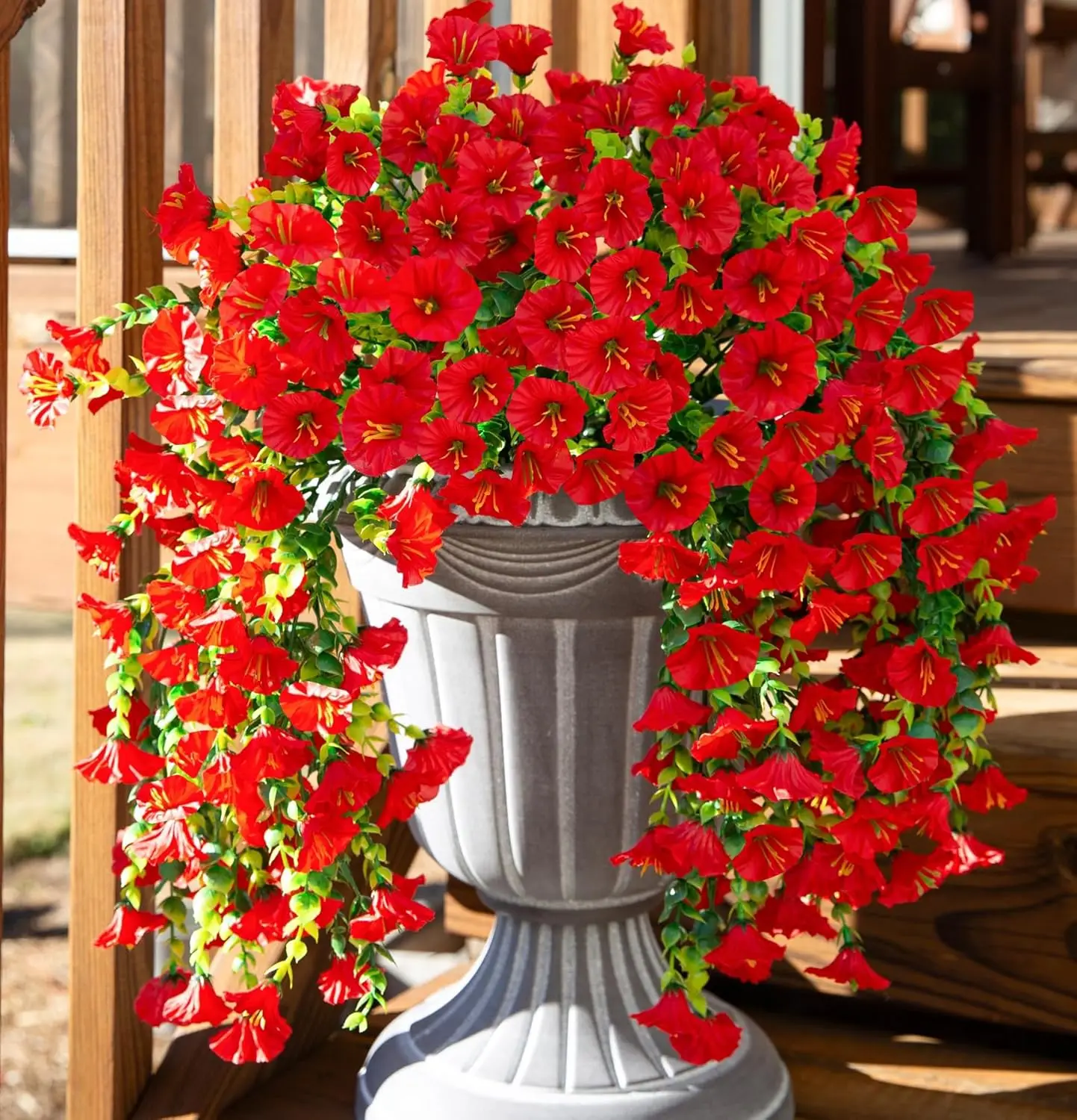 Artificial Flowers Vine Morning Glory Wedding Bride Home Room Table Festival Decor Outdoor Yard Garden Arch  Wall DIY Gift Props image 3