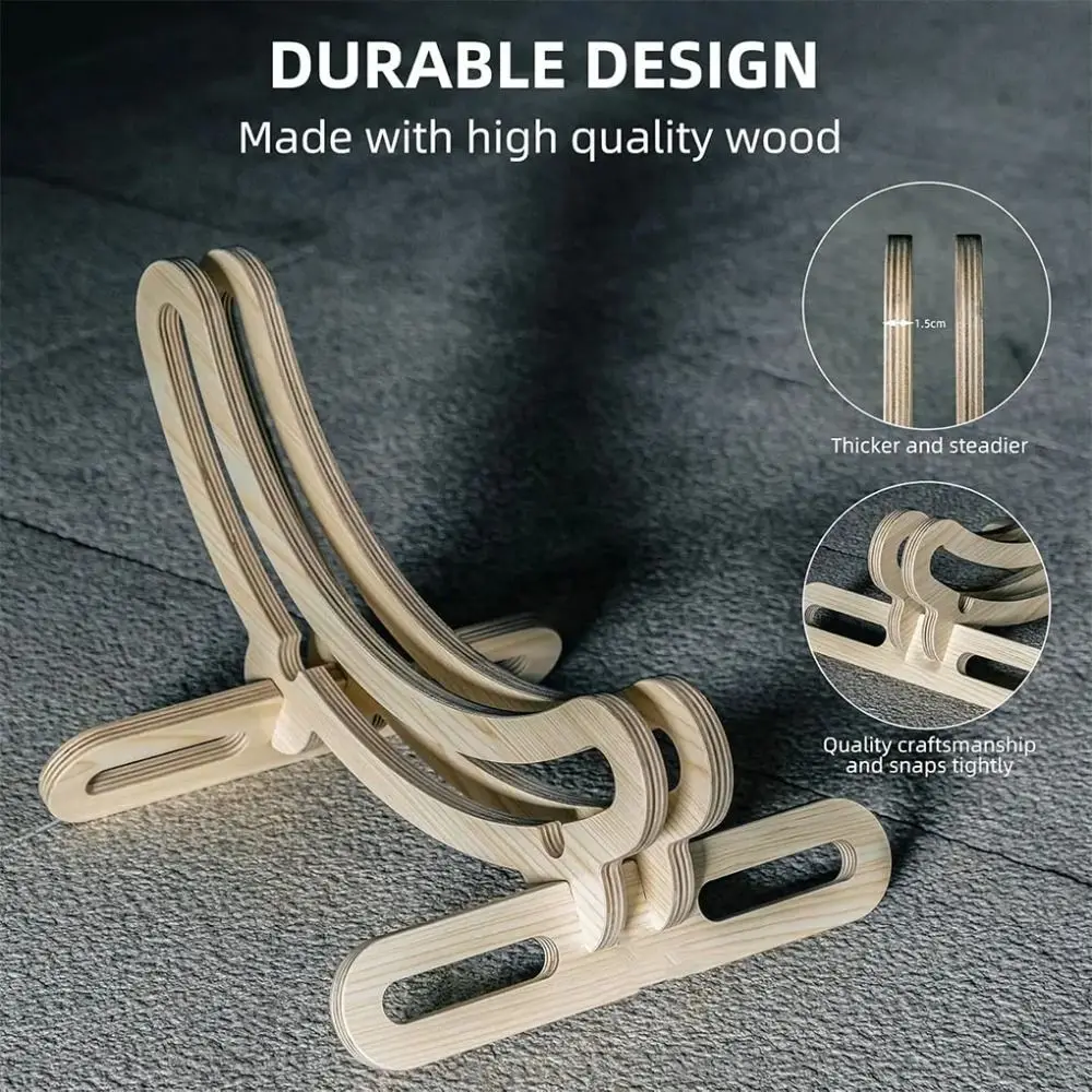 

Beautiful Wooden Home Bicycle Rack Vertical Ground Nonslip Bike Display Stand Lightweight Stable Bike Steady Rack Bike Store