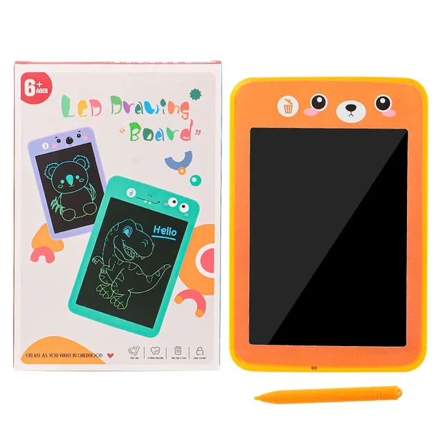 Children's Writing Tablet Cartoon Drawing Board LCD Handwriting Board Small Blackboard Graffiti Drawing Writing Board A7 6