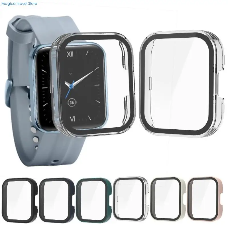 N2UB Watch Cover Complete Guard with Glass Screen Protector Case for Watch