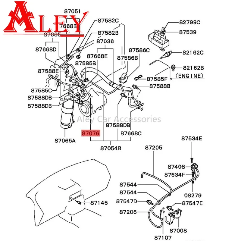 Nuovo interruttore sensore di pressione A/C del condizionatore d'aria originale MR117068 8864504040 1711470 per Toyota Mitsubishi Lexus SC300 94-20