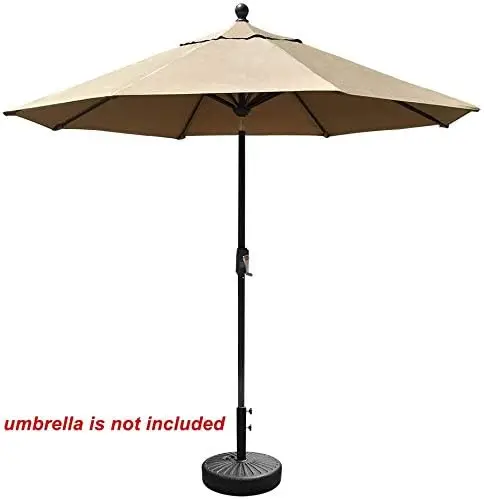 

Umbrella Base Water Filled Stand Market Patio Outdoor Heavy Duty Umbrella Holder(Gold) 22.1 X 21.7 X 6.6 Inches