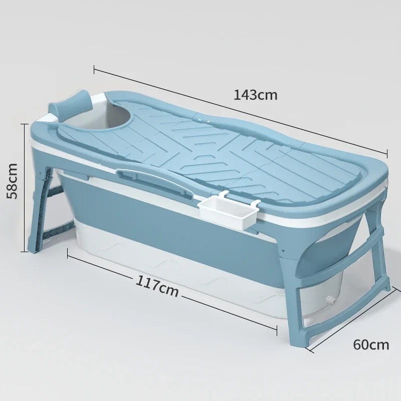 High-quality 1430mm portable freestanding adult folding bathtub