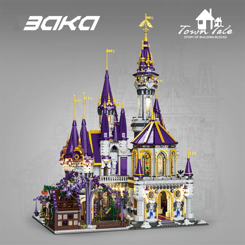 

New 33210 8514pcs MOC Magic Castle Construction Building Blocks Bricks Assembling Toys for Children Birthday Gift Set