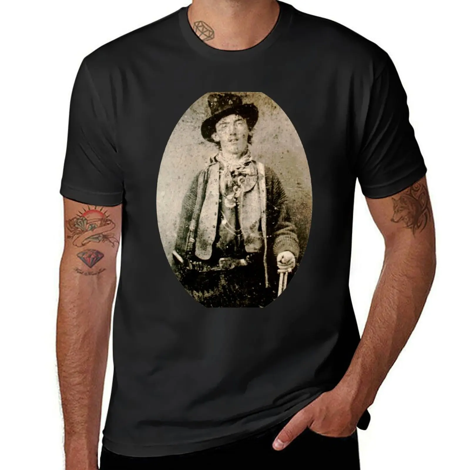 The Real Billy The Kid T-Shirt Blouse blanks mens t shirts pack