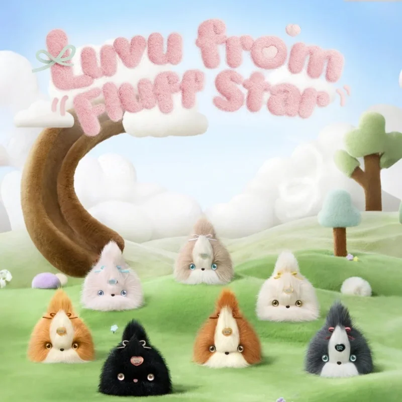 

[Новое поступление] Оригинальные плюшевые брелки серии Heyone Puppo Luvu «Лаху» из пушистой звезды, модный подарок, загадочный