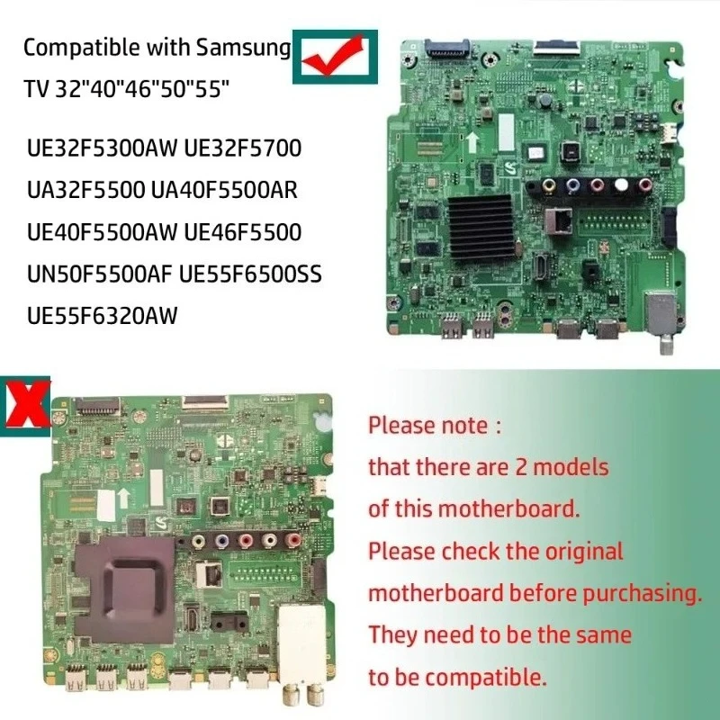 BN41-01958A BN41-01958B Main Board for Samsung TV UE46F5500 UE32F5300AW 5700 UA40F5500 UA32F5500 UN50F5500AF UE40F5500AW