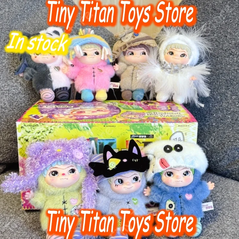 

Новая плюшевая игрушка-брелок Wakuku в закрытой упаковке, в наличии, четвертое поколение, серия ручной работы, дизайнерский коллекционный сувенир, подарок для девочки