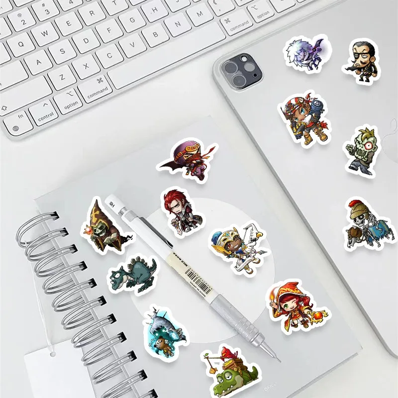 Autocollants décoratifs de dessin animé MapleStory, 50 pièces, stickers décoratifs pour valise, tasse à eau, téléphone portable, voiture, scooter, ordinateur portable, réfrigérateur