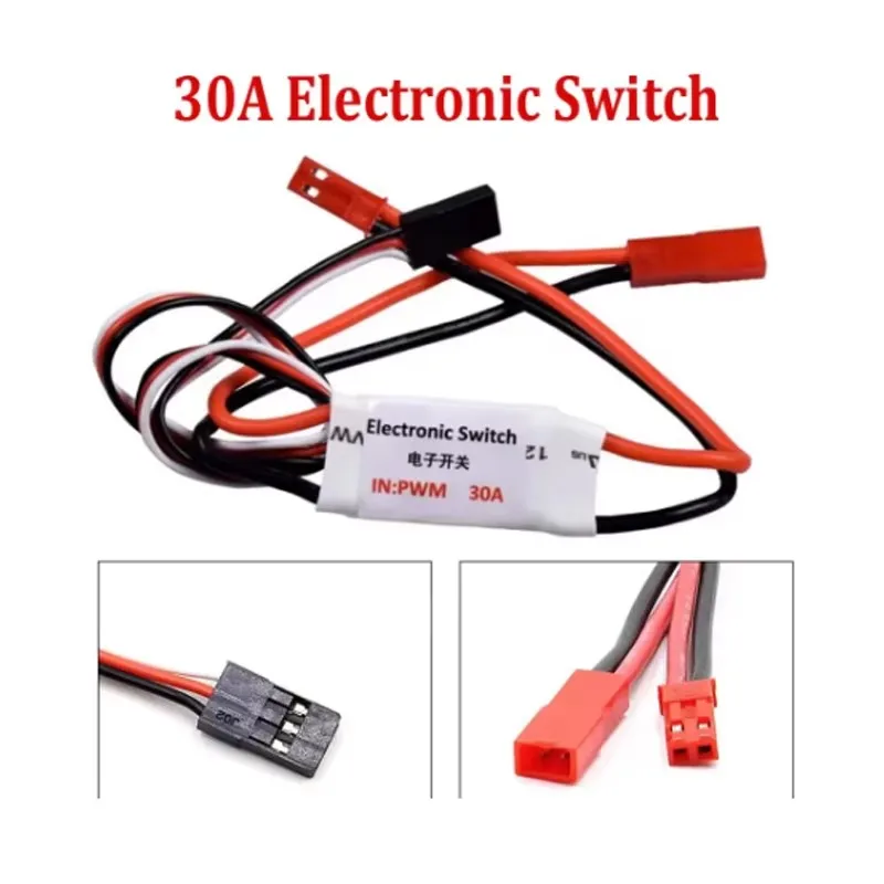 30A Electronic Switch Power 3.7V-27V Remote Control Aviation Model Pump Switch Receiver