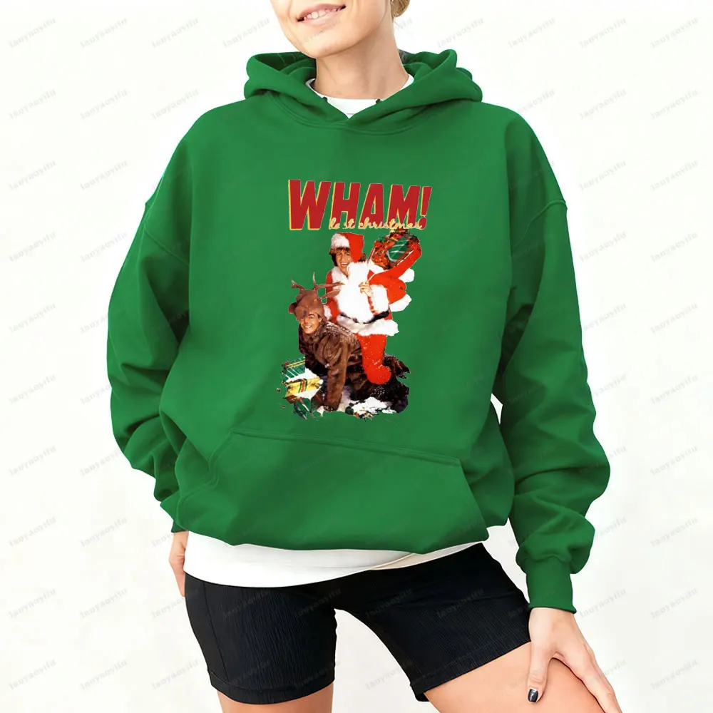 Wham Last Christmas Jumper Retro 80s Band عيد الميلاد المرأة هوديي مضحك الموسيقى عاشق عيد الميلاد الملابس الكلاسيكية عطلة هدية البلوز