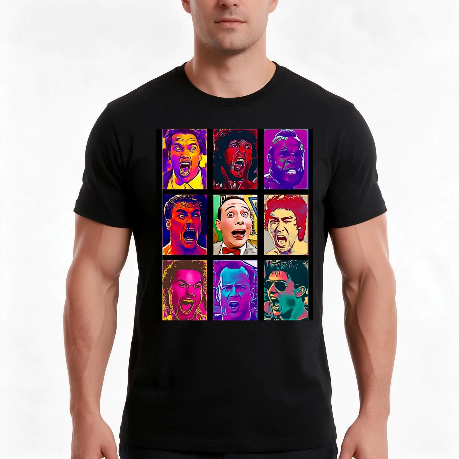 Pee-wees-playhouse 80s jambi peewee pee wee herman pee wees big adventure T-Shirt Summer Casual Cotton Tee 100% Cotton