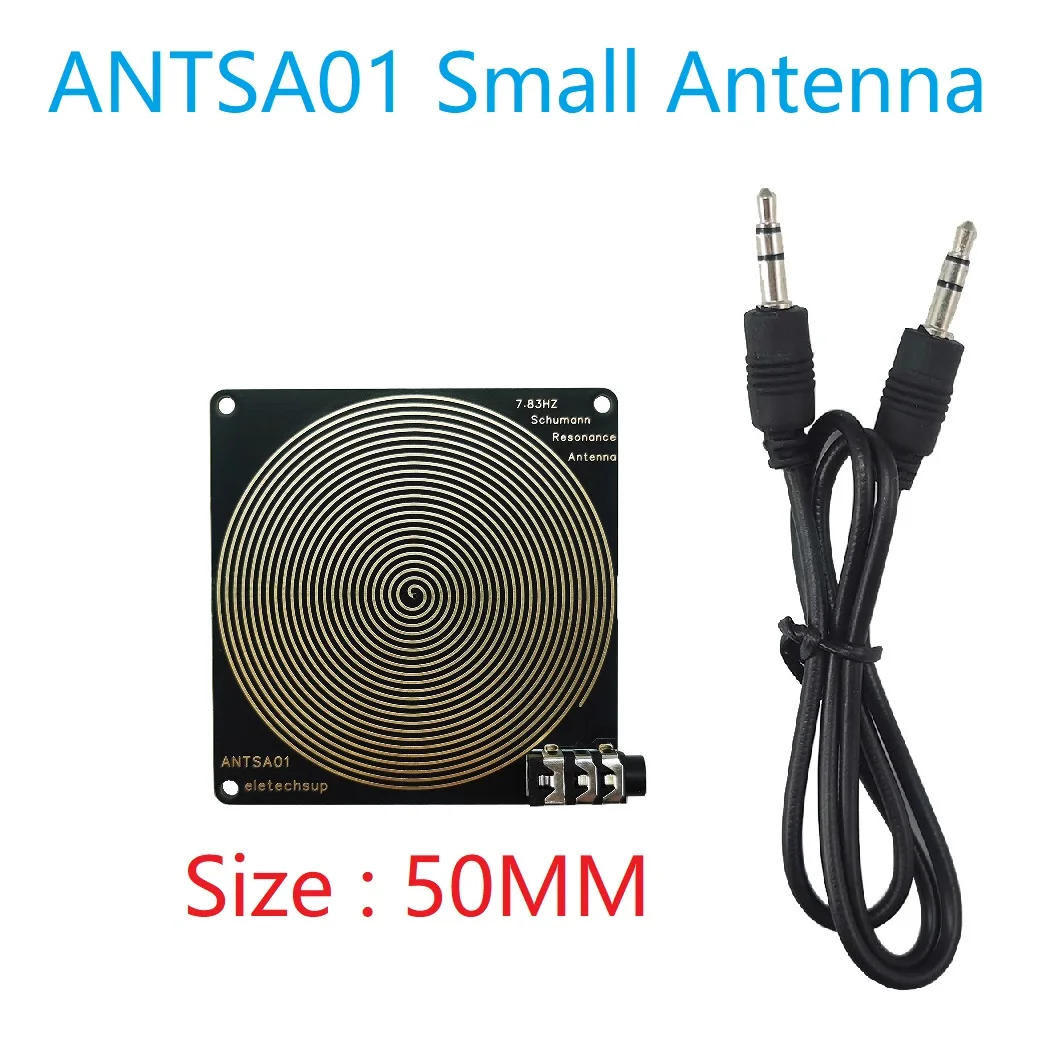 0.01-300KHZ Adjustable Schumann resonances 7.83HZ External Antenna 3.5MM Audio Input for SMLDA01  SMJAC03 SMECN04