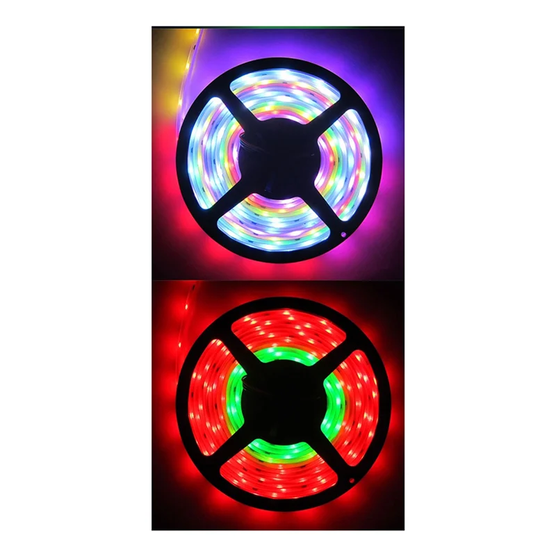 5M WS2812B LED-Streifen RGB-LED-Streifen WS2812144 LEDs Magisches Licht IP20 IP20 Wasserdichtes flexibles Band Lampenleiste-X64A