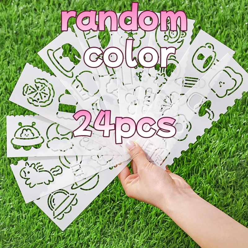 Cartoon Hollow Multi-Shape Stencil Ruler Drawing Template