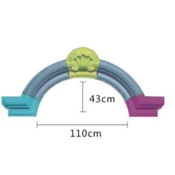 Arched Window Sleeve Mold European Style Cast -style Roman Pillar Grinding Gear Villa Semi-circular window arc -shaped window